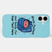 かわいい学校に戻るカスタマイズ可能な「Brain Ready」 Case-Mate iPhoneケース (裏面 (横))