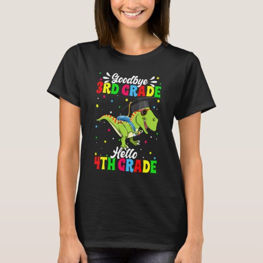 かわいい学校の最後の日さよなら3年生こんにちは Tシャツ (正面)
