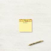 かわいい学校の本先生デスクイエロ3 x 3 ポストイット (デスク上)