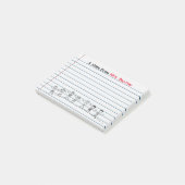 かわいい学校は先生のポスト・イットをからかいます ポストイット (アングル)