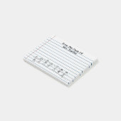 かわいい学校は先生のポスト・イットをからかいます ポストイット (アングル)