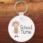 かわいい学校ナース キーホルダー (正面)