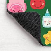 かわいい学校用品でバックトゥスクール マウスパッド (コーナー)