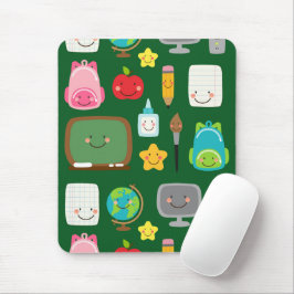 かわいい学校用品で教室を彩ろう マウスパッド
