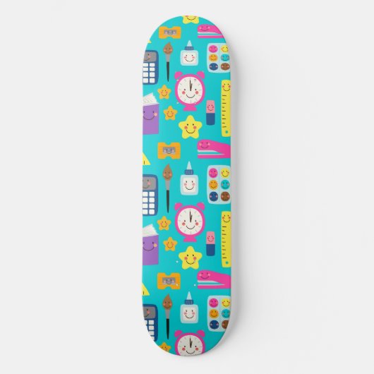 かわいい学校用品と教室の必需品 スケートボード (正面)
