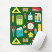 かわいい学校用品と教室の必需品 マウスパッド (マウス)
