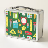 かわいい学校用品と教室の必需品 メタルランチボックス (裏面)