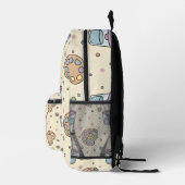 かわいい学校用品アートデザイン プリントバックパック (右)