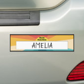 かわいい学生ステッカーデスクトップパー バンパーステッカー (車上)