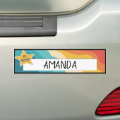 かわいい学生ステッカーデスクトップパー バンパーステッカー (車上)