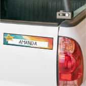 かわいい学生ステッカーデスクトップパー バンパーステッカー (トラック上)