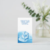 かわいい学生ハッピーバレンタインデー先生 名刺 (スタンド正面)