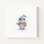 かわいい学生ペンギンノート ノートブック (裏面)