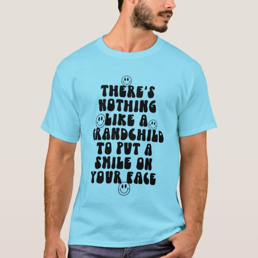 かわいい孫スマイルワードアート Tシャツ (正面)