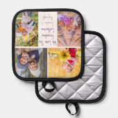 かわいい孫娘の写真カスタムおばあちゃんプレゼント 鍋敷き (正面/裏面)