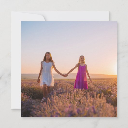 かわいい孫娘の写真カスタム誕生日 カード (裏面)