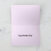 かわいい孫娘バレンタインクマ インスピリビティ 楽しい カード (内部)