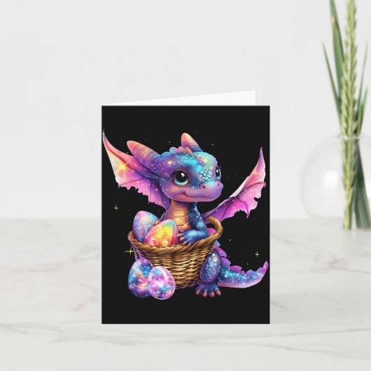 かわいい宇宙のドラゴン イースターエッグを集めて バス カード (正面)