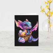 かわいい宇宙のドラゴン イースターエッグを集めて バス カード (黄色い花)