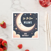 かわいい宇宙の夜空2月2日の誕生日 スタンダードカクテルナプキン (インサイチュ)