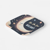 かわいい宇宙の夜空2月2日の誕生日 ペーパープレート (傾斜あり)