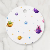 かわいい宇宙エイリアンバースデーファバータグ フェイバータグ (裏面)