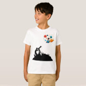 かわいい宇宙キッズTシャツ Tシャツ (正面フル)