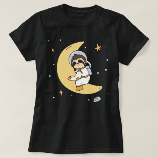 かわいい宇宙スロットTシャツ Tシャツ (デザイン正面)
