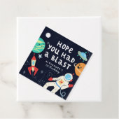 かわいい宇宙テーマバースデーパーティー銀河系 フェイバータグ (インサイチュ)