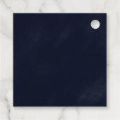 かわいい宇宙テーマバースデーパーティー銀河系 フェイバータグ (裏面)