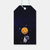 🚀かわいい宇宙テーマ誕生日 – 任意の年齢！🌟✨ ギフトタグ (裏面)