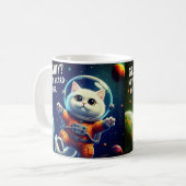かわいい宇宙ネコ Gravity? Never Heard of Her. コーヒーマグカップ (正面左)