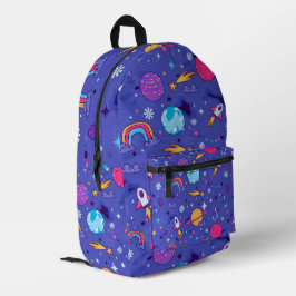かわいい宇宙バックパック プリントバックパック