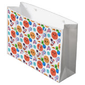 かわいい宇宙パターン抱き枕 ラージペーパーバッグ (正面アングル)