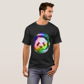 かわいい宇宙パンダ Tシャツ (正面フル)