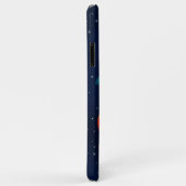 かわいい宇宙ロケットと宇宙のデザイン Case-Mate iPhoneケース (裏面/右)