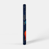 かわいい宇宙ロケットと宇宙のデザイン SAMSUNG GALAXYケース (右側面)