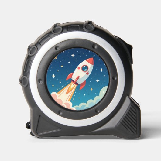 かわいい宇宙ロケットの打ち上げ メジャー (正面)