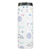 かわいい宇宙ロケットの柄 |サーマルタンブラー タンブラー (裏面)