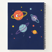 かわいい宇宙惑星おもしろい天文学 ノートブック (裏面)