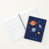 かわいい宇宙惑星おもしろい天文学 ノートブック (内部)