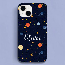 かわいい宇宙惑星キッズ名 Case-Mate iPhone 14ケース