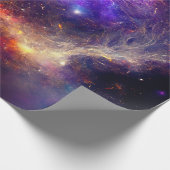 かわいい宇宙惑星 ラッピングペーパー (角)