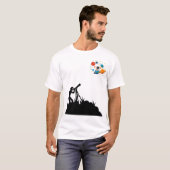 かわいい宇宙惑星Tシャツ Tシャツ (正面フル)