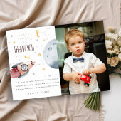 かわいい宇宙星空の惑星Any Age誕生日 サンキューカード