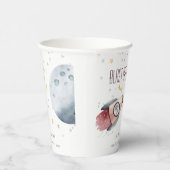 かわいい宇宙星空の惑星Any Age誕生日 紙コップ (右)