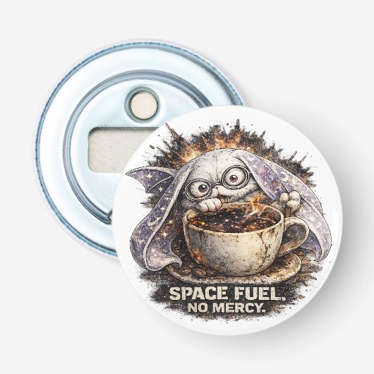 かわいい宇宙燃料うさぎコーヒーハロウィンマジック 栓抜き (正面)