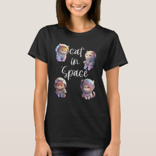 かわいい宇宙猫たち Tシャツ