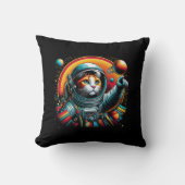 かわいい宇宙猫の枕! クッション (正面)