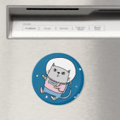 かわいい宇宙猫マグネット マグネット (インサイチュ (食洗機))